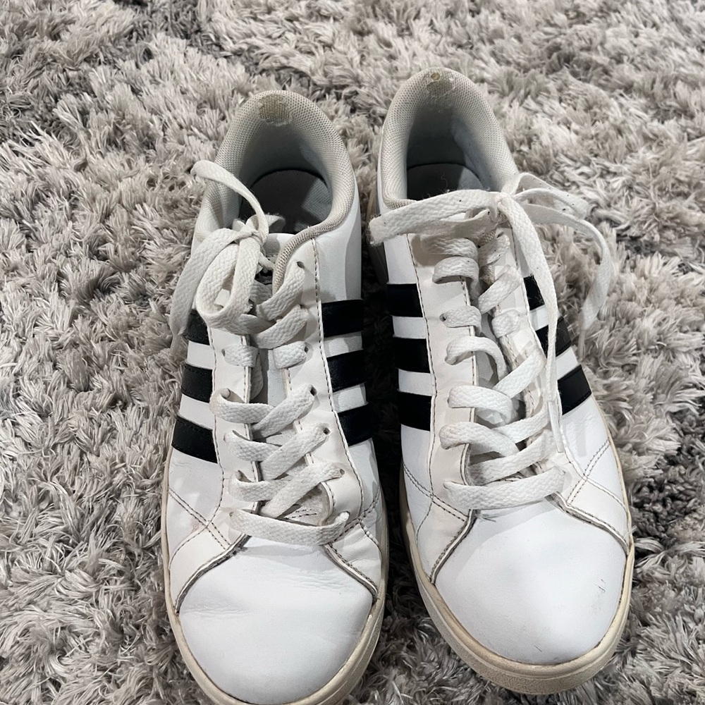 adidas White and Black Women's Sneakers